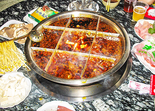 Sichuan Style Hot Pot.